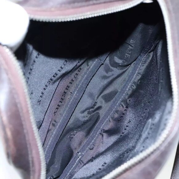 BURBERRY Nova Check Shoulder Bag Canvas Beige Auth - Picture 14 of 16